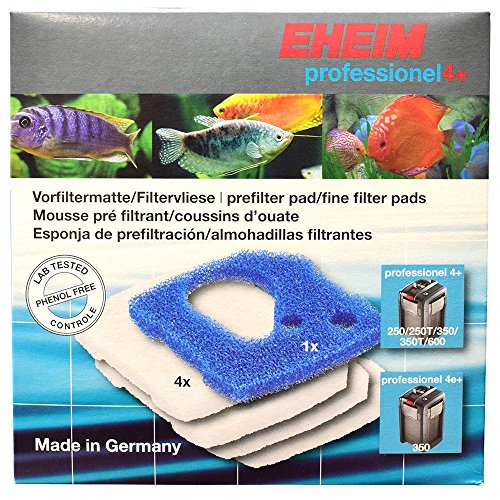 Eheim - Set de Espuma filtradora y 4 Cojines de guata para acuariofilia