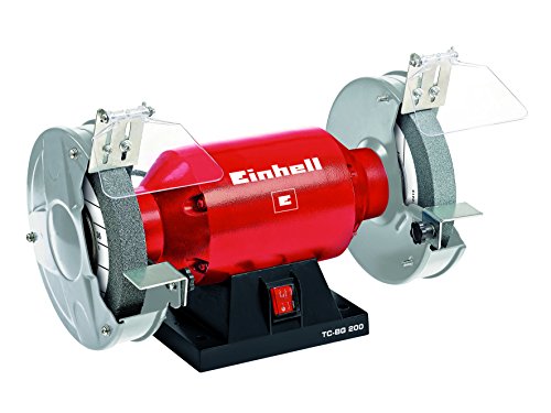 Einhell TH-BG 200 - Esmeriladora, disco 200 mm, 400 W, 230 V, color rojo y negro