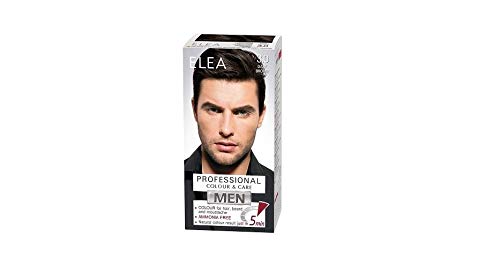Elea Men Professional Color & Care Crema sin de amoníaco para hombres, cabello, barba y bigote 100ml (Marrón oscuro 3.0)