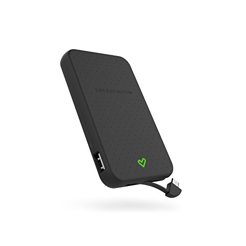 Energy Extra Battery 5000 Black (5000mAh, Tablets y Smartphones, Cable Integrado, indicador LED) Energy Extra Battery 5000 Black (5000mAh, Tablets y Smartphones, Cable Integrado, indicador LED)