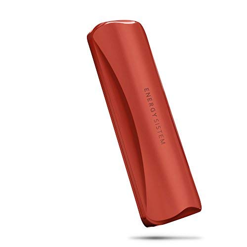Energy Sistem Extra Battery 2200 Red (2200 mAh, para Smartphones, tamaño Compacto, Cable Dual microUSB y Tipo C, indicador LED de Carga, precargada para Uso inmediato) - Color Rojo