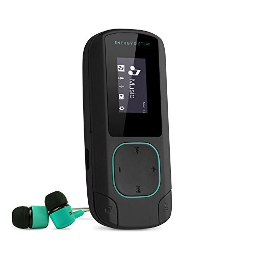 Energy Sistem MP3 Clip Bluetooth (Bluetooth, 8 GB, Clip, Radio FM y microSD) - Verde Mint Energy Sistem MP3 Clip Bluetooth (Bluetooth, 8 GB, Clip, Radio FM y microSD) - Verde Mint