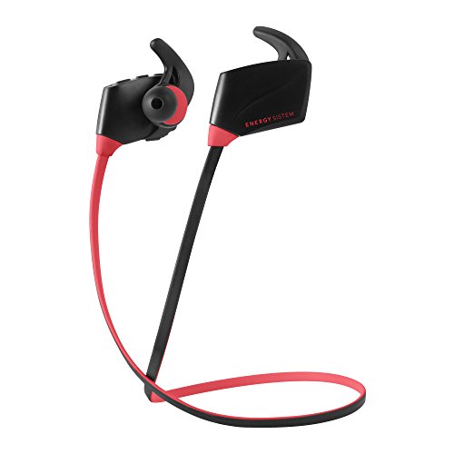 Energy Sistem Sport - Auriculares deportivos in-ear (Bluetooth, manos libres, ear-fix, multipoint) coral