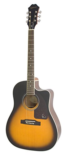 Epiphone AJ-220SCE - Guitarras electroacústicas, color vintage sunburst