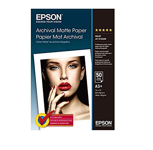 Epson Archival (C13S041340) - papel mate - super b (330 x 483 mm) - 192 g / m2 - 50 piezas