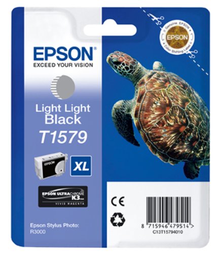 Epson C13T15794010 - Cartucho de tinta, gris claro