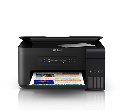 Epson  ET-2700, Impresora Inalámbrica 3 en 1, Wi-Fi, USB,  Color, Tamaño Único, color Negro