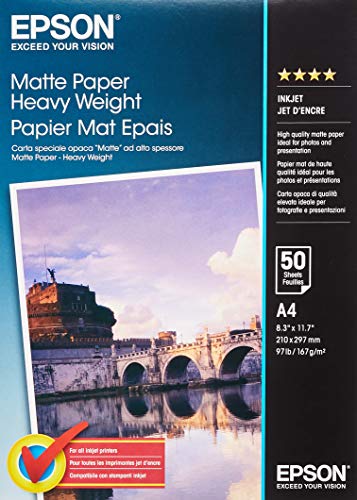 Epson Matte Paper Heavy Weight - Papel Epson Matte Paper Heavy Weight - Papel