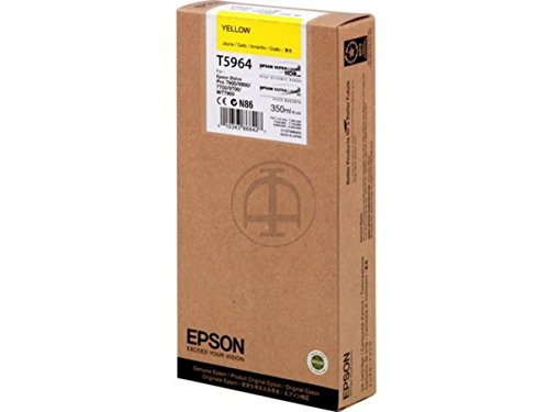 Epson Original – EPSON Stylus Pro 7900 SpectroProofer UV (t5964/C 13 T 596400) – Cartucho de tinta Amarillo – 350 ml