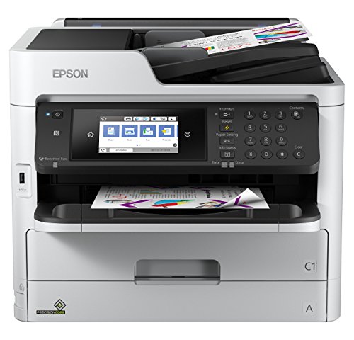 Epson Workforce Pro WF-C5710DWF - Impresora multifunción (Inyección de Tinta, 4800 x 1200 dpi, 330 Hojas, A4, Impresión Directa, Negro, Gris)