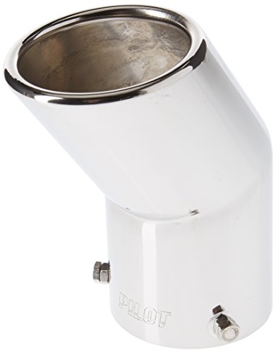 ER029 - Acero inoxidable de tubo de escape del tubo de escape de para atornillar Embellecedor de tubos de escape universales ER029 - Acero inoxidable de tubo de escape del tubo de escape de para atornillar Embellecedor de tubos de escape universales