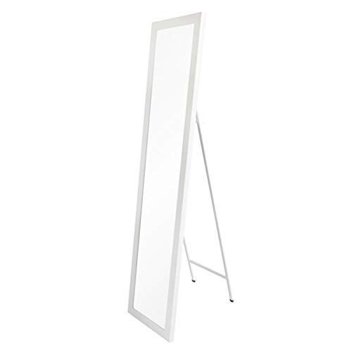 Espejo de pie nórdico Blanco de plástico para Dormitorio de 37x157 Fantasy - LOLAhome