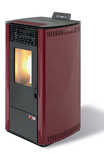 Estufa de Pellet Modelo burn12 canalizable Burdeos Estufa de Pellet Modelo burn12 canalizable Burdeos