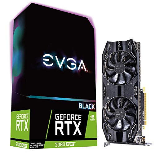 EVGA GeForce RTX 2080 Super Black Gaming 8GB GDDR6 08G-P4-3081-KR EVGA GeForce RTX 2080 Super Black Gaming 8GB GDDR6 08G-P4-3081-KR
