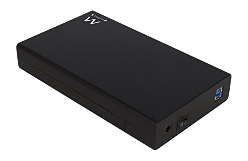 Ewent EW7056 Caja para Disco Duro Externo 3.5" Caja de Disco Duro (HDD) Negro - Disco Duro en Red (3.5", SATA, 3.0 (3.1 Gen 1), USB Tipo B, Caja de Disco Duro (HDD), Negro)