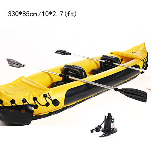 FACAI Kayak Hinchable 2 Plazas Kayak Rigido 2 Personas Kayak Doble Rigido Kayak Desmontable