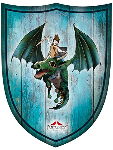 Fantashion F 99 - Escudo de los Caballeros, Jona con el Dragón, vestirse y el Traje, Azul
