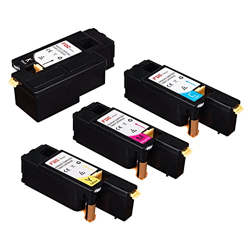 FDC – Cartucho de tóner compatible Phaser 6020, 6022 WorkCentre 6025, 6027, 6028 impresoras de cartuchos de tóner, color negro, cian, Magenta, amarillo