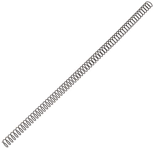 Fellowes 5110301 - Pack de 100 espirales metálicas 10 mm, negras