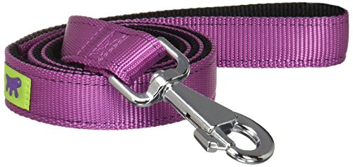 Feplast Correa para Perros Dual G25/110 Colours, Robusto Nailon, 25 Mm x L 110 Cm Violeta, Morado, Large