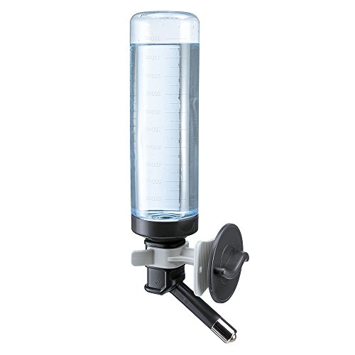 Ferplast Bebedero universal para transportines de perros DRINKY DOG Dispensador de 0,6 litros de agua para perros, Robusto plástico atóxico y reciclable, Escala graduada externa, 7 x 11 x h 31 cm Ferplast Bebedero universal para transportines de perros DRINKY DOG Dispensador de 0,6 litros de agua para perros, Robusto plástico atóxico y reciclable, Escala graduada externa, 7 x 11 x h 31 cm