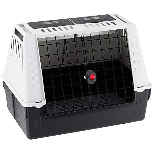 Ferplast Transportín para Perros para automóvil Atlas Car 80, Rejillas de ventilación, Compartimentos portaobjetos, Alfombrilla de Drenaje incluida, 82 x 51 x h 61 cm Gris Ferplast Transportín para Perros para automóvil Atlas Car 80, Rejillas de ventilación, Compartimentos portaobjetos, Alfombrilla de Drenaje incluida, 82 x 51 x h 61 cm Gris