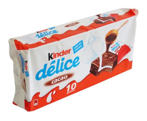 Ferrero Kinder Delice Cacao 42g (paquete de 10)