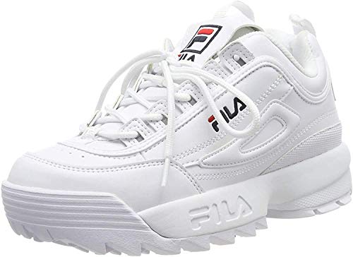 Fila Disruptor Low Wmn, Zapatillas para Mujer, White, 38 EU