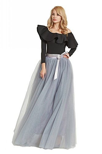 FOLOBE 1950 Vintage Puffy Tutu Skirts Dama de Honor 6 Capas de Enagua Enagua FOLOBE 1950 Vintage Puffy Tutu Skirts Dama de Honor 6 Capas de Enagua Enagua