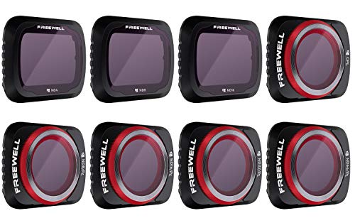 Freewell All Day - 4K Series - 8Pack Filters Compatible con Mavic Air 2 Drone