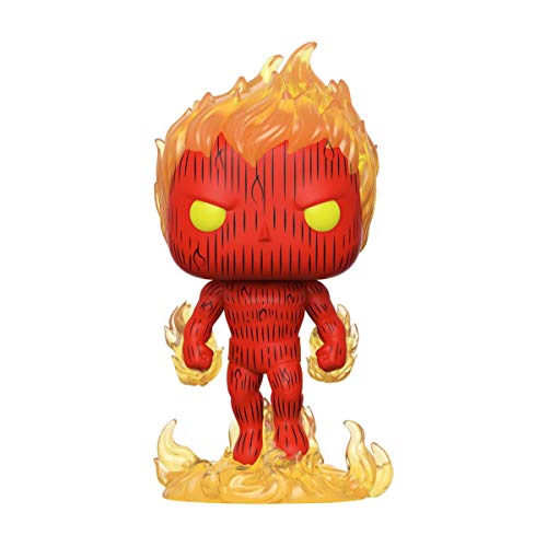 Funko- Pop Marvel: Fantastic Four-Human Torch Collectible Toy, Multicolor (44987) Funko- Pop Marvel: Fantastic Four-Human Torch Collectible Toy, Multicolor (44987)