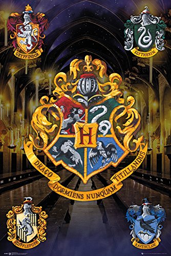 GB Eye LTD, Harry Potter, Escudos Poster, Maxi Poster, 61 x 91,5 cm