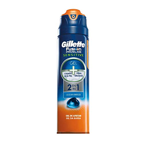 Gillette Fusion ProGlide - Piel Sensible 2-en-1 Cool & Fresh Gel de Afeitado 170 ml Gillette Fusion ProGlide - Piel Sensible 2-en-1 Cool & Fresh Gel de Afeitado 170 ml
