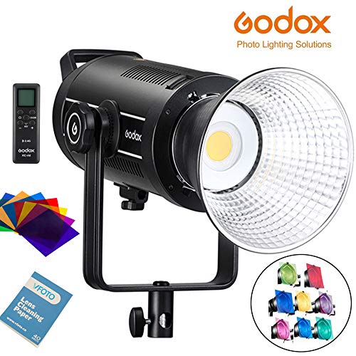 Godox SL-200WII 200W LED Continuous Video Light, 5600K Color Temperature, Bowens Mount for Studio Photography Lighting - White Version