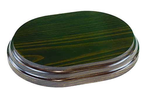 Greca Peanas rectangulares ovaladas. Acabado Barniz Nogal. Varias Medidas. Madera Maciza. (17 * 13 cms) Greca Peanas rectangulares ovaladas. Acabado Barniz Nogal. Varias Medidas. Madera Maciza. (17 * 13 cms)