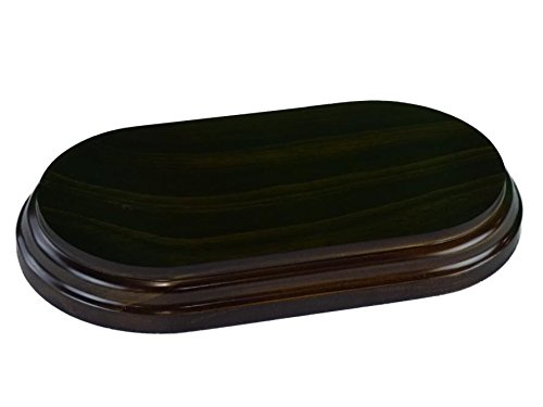 Greca Peanas rectangulares ovaladas. Acabado Barniz Nogal. Varias Medidas. Madera Maciza. (20 * 11 cms) Greca Peanas rectangulares ovaladas. Acabado Barniz Nogal. Varias Medidas. Madera Maciza. (20 * 11 cms)