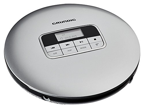 Grundig CDP 6600 Portable CD Player Negro, Plata - Unidad de CD (MP3,WMA, 20-20000 Hz, Portable CD Player, Negro, Plata, CD,CD-R,CD-RW, LCD)