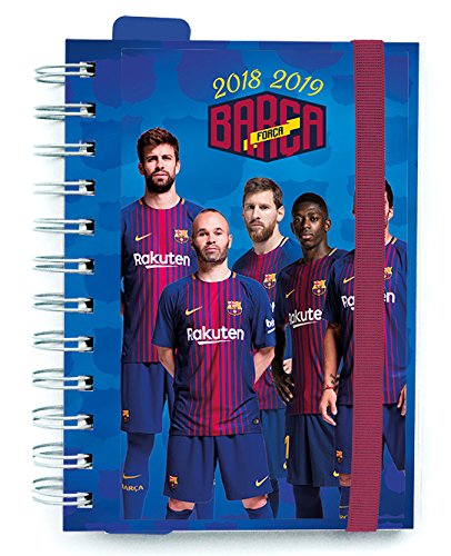 Grupo Erik Editores FC Barcelona- Agenda escolar 2018-2019 día página multilingüe, 11.4 x 16 cm
