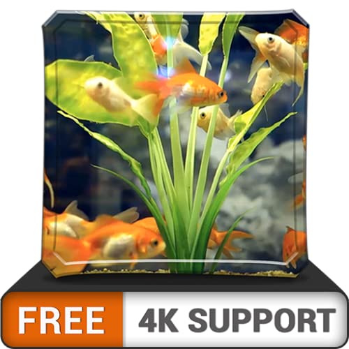 Happy Aquarium HD gratis: decora tu habitación con un hermoso acuario de vida marina en tu televisor HDR 4K, TV 8K y dispositivos de fuego como fondo de pantalla, decoración para las vacaciones de Nav