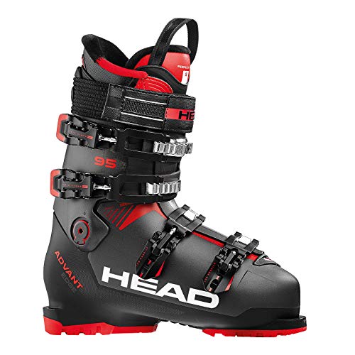 HEAD Advant Edge 95 Botas de esquí, Hombre, Gris Antracita, Negro y Rojo, 265