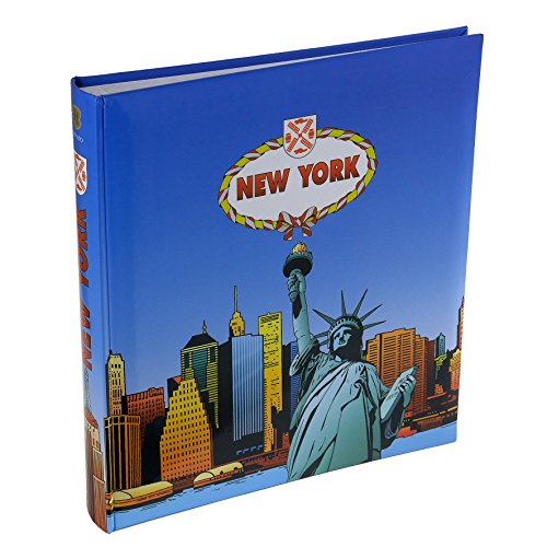 Henzo New York - Álbum de Fotos con diseño de Nueva York, Color Azul