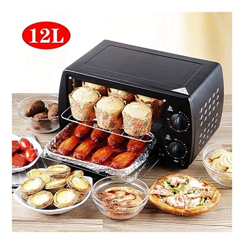 Herramientas 9L Mini eléctrico Horno de cocina multifuncional 800W ahorro de energía 220V Mini Horno de pizzas a domicilio horno de cocción, 60min tiempo de control, puede ayudar a tomar deliciosa com