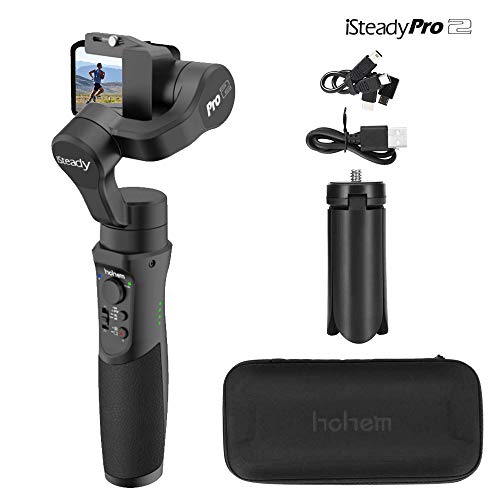 Hohem iSteady Pro 2, estabilizador de cardán a prueba de salpicaduras de 3 ejes para GoPro, cámara de acción DJI OSMO, cardán GoPro con trípode, Gopro Hero 7/6/5/4/3, SJCAM, YI, Sony RX0, AEE