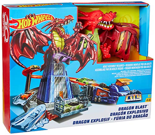 Hot Wheels- Hotwheels Monster High Juego Creativo Dragon Attack, Multicolor (Mattel DWL04)