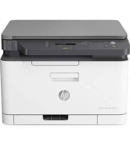 HP Color Laser MFP 178nw - Impresora láser multifunción (imprime, copia y escanea, 18/4 ppm, LED, USB, WiFi), blanco HP Color Laser MFP 178nw - Impresora láser multifunción (imprime, copia y escanea, 18/4 ppm, LED, USB, WiFi), blanco