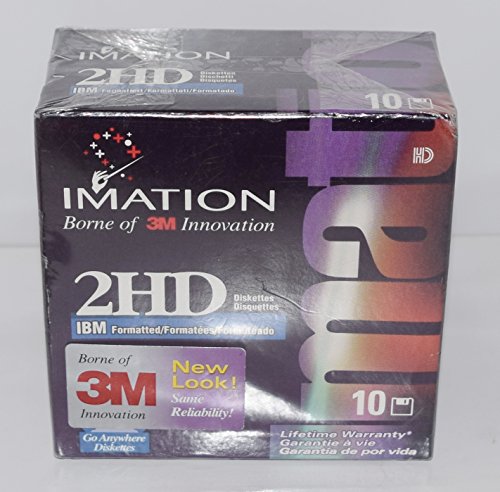 Imation 3.5” DS-HD, 10 Pcs 1.44MB - Disquetes (10 Pcs, 1,44 MB)