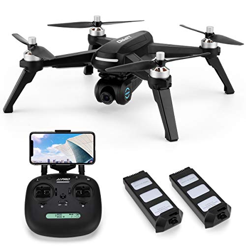 INKPOT JJRC JJPRO X5 GPS Drone con cámara HD Video en Vivo y GPS Regreso a casa Quadcopter con Motor sin escobillas y cámara Ajustable de 90 °, Sígueme, Largo Rango de Control, Altitud Hold (Negro)