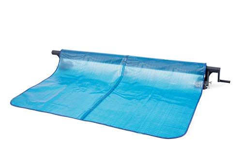 Intex 28051 - Enrollador de Cobertor solar para piscinas cuadradas o rectangulares
