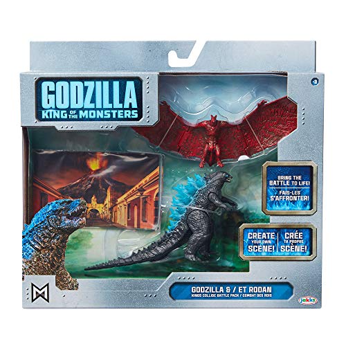 Jakks Pacific Inc. King of The Monsters Matchup Godzilla & Rodan Action Figure 2-Pack Battle Pack