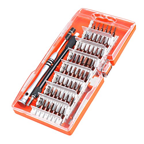 Juego de Destornilladores, 60 en 1 S2 Acero Destornilladores Precisión, Kit Destornilladores Precision con 56 Bits, Smartphone, PC, iPhone, Ordenador, macbook, iPad, Tableta,Otros electrónicos Juego de Destornilladores, 60 en 1 S2 Acero Destornilladores Precisión, Kit Destornilladores Precision con 56 Bits, Smartphone, PC, iPhone, Ordenador, macbook, iPad, Tableta,Otros electrónicos